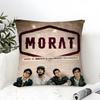 Rock Music M-Morat Band 4 Pillow Case Linen Pillow Case Sofa Home Decor Cushion Cover Cushion Cove
