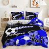 Quilt Cover Three-Piece Kit Football Sports Digital Printing Bedding