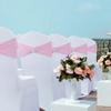 Chair Waistband, Bowknot Waistband, Premium Elastic Chair Cover With Buckle Slider, Elastic Chair Strap Suitable For Wedding And Event Decoration