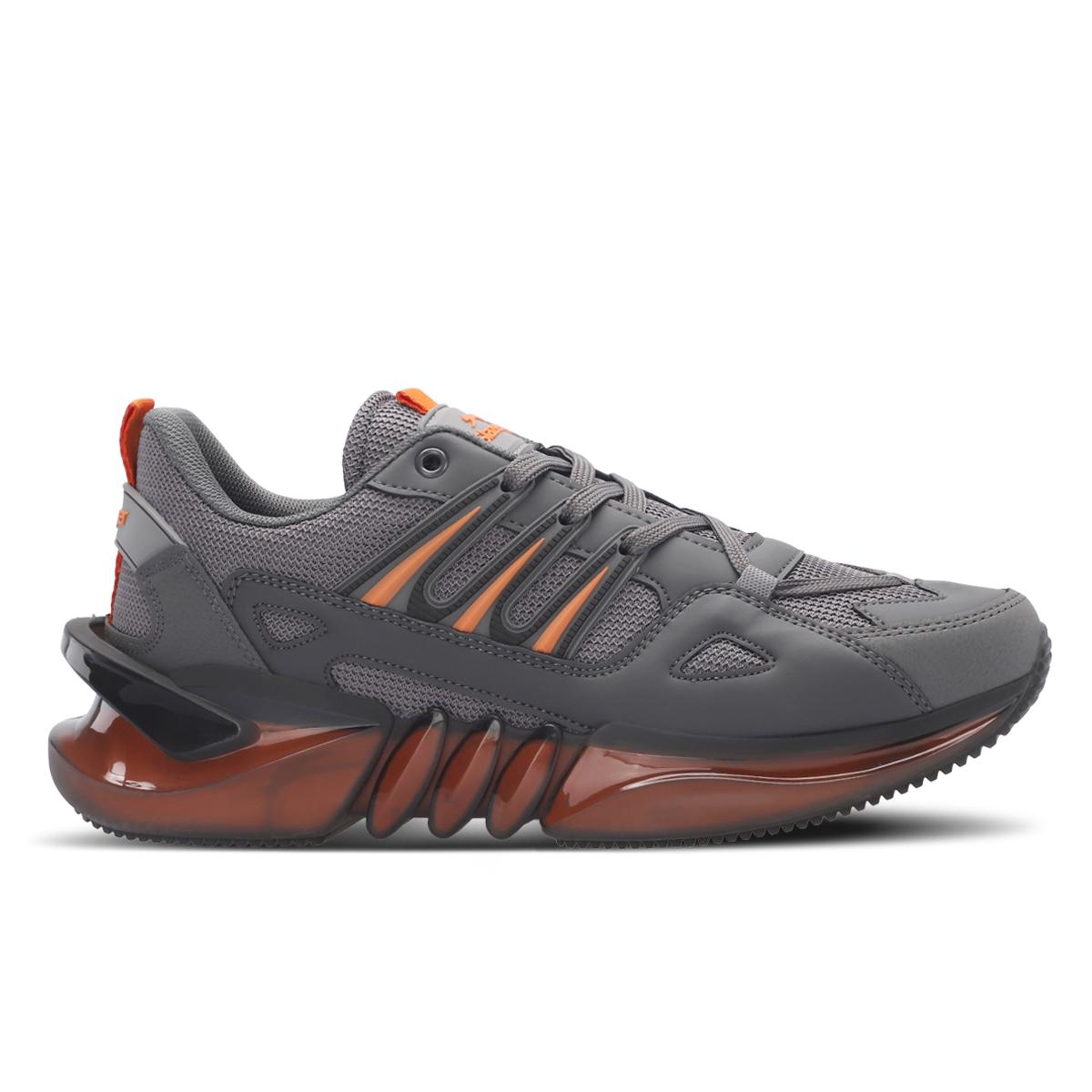 

ZALAR-Dark Grey / Orange Men s Sneakers 41 темно серый/оранжевый