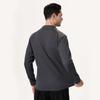 Lulu Style Men's Half-Zip Long Sleeve Quick-Dry Shirt: Breathable, Sweat-Wicking for Autumn & Winter Fitness, Cycling, Fishing, and Running.