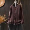 Autumn Color Button Cotton Sweater Cardigan Women Loose and Thin Casual Single-breasted Knitting