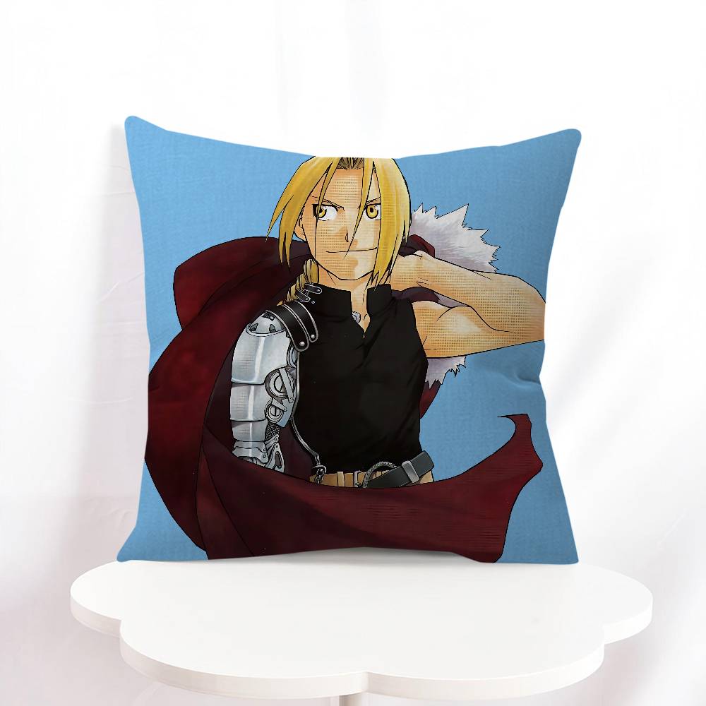 E-Edward Elric Cushion Cover 30x50 Polyester Sofa Cushions Decorative Throw Pillows Home Decoration Pillowcover