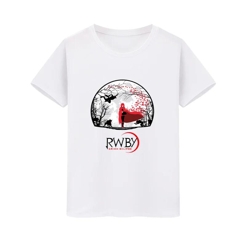 2025 STEAM Sandbox Game Merchandise RWBY Eclipse Printing Fun Cotton Short Sleeve T-Shirt Men's and Women's Oversize High Street