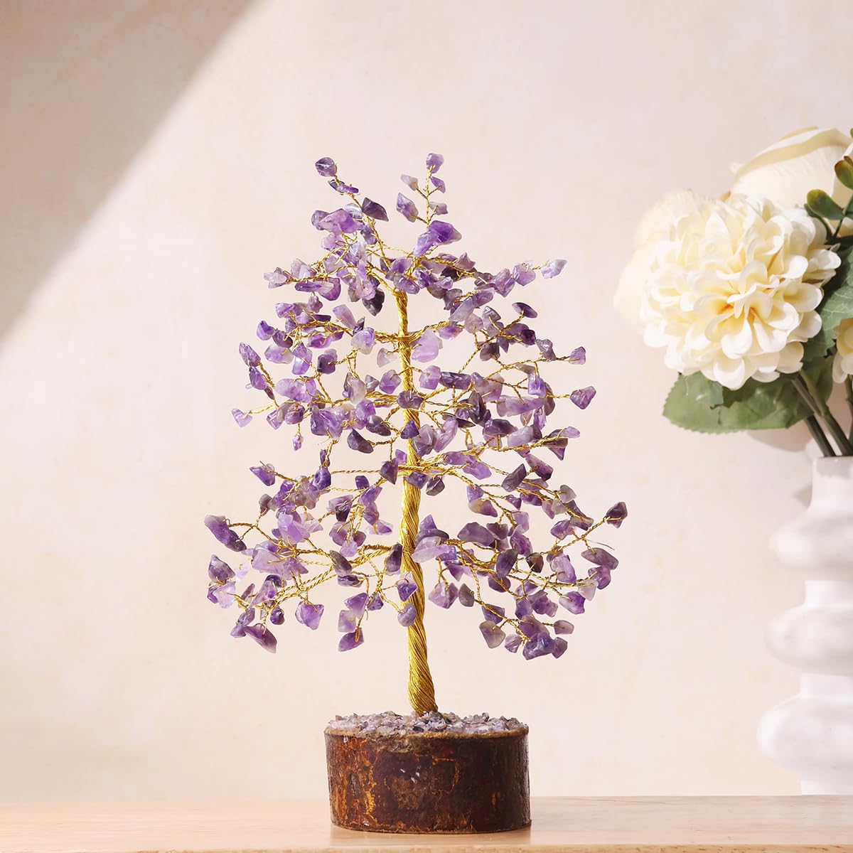 300 Beads Crystal Tree, Handmade Gemstone