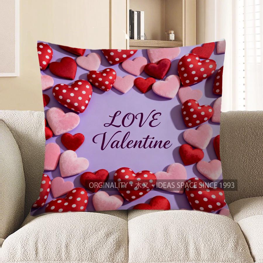 

2D Succulent Flower Design Throw Pillow Cover Pattern Cushion Cover Suitable For Sofa Bedroom Car Pillow Cover 40x40cm