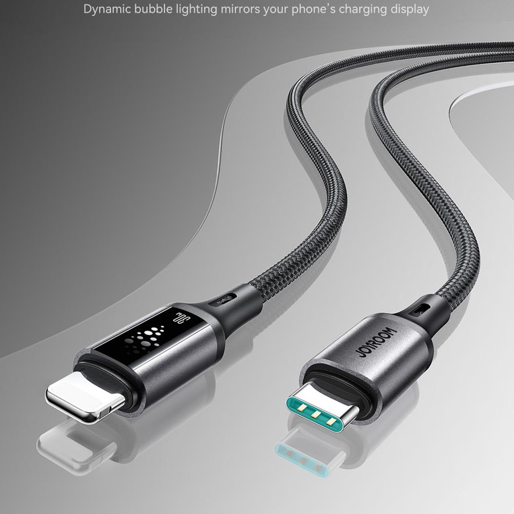 JOYROOM S-A60 1.2m Type-C to Lightning Cable 30W Fast Charging Data Sync Cord