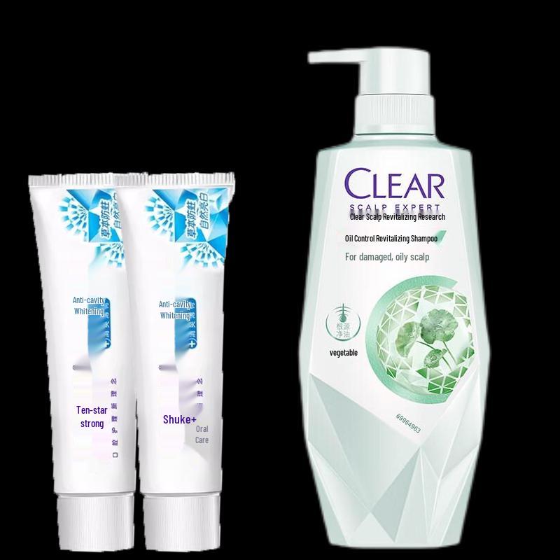 

Shuke Whitening Toothpaste & Clear Oil Control Shampoo Bundle