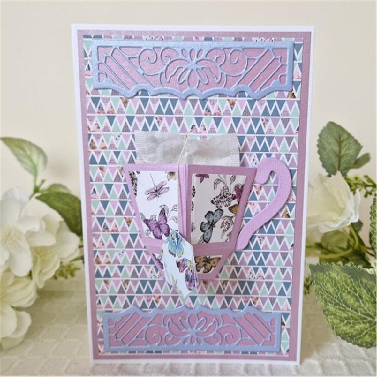 3D Rotating Cup Metal Cutting Dies Templates Molds Embossing Stencils Die Cuts for Scrapbooking Cards Making Decorations