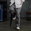 Li-Ning BadFive Shanghai HOOD Straight Pants 'Grey' Men's AKXSB29-1