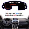 2 schichten Auto Auto Innen Dashboard Abdeckung Dash Matte Teppich Teppich Für Mitsubishi Eclipse Kreuz 2018 2019 2020 Sonnenschutz anti-slip Pad