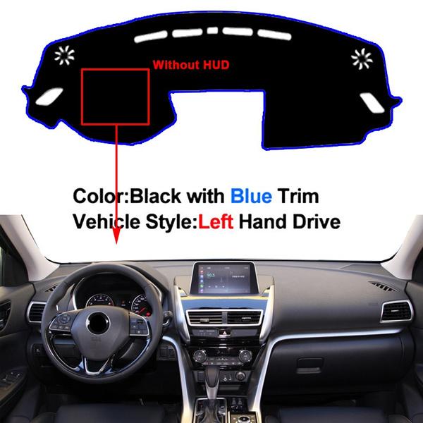 2 schichten Auto Auto Innen Dashboard Abdeckung Dash Matte Teppich Teppich Für Mitsubishi Eclipse Kreuz 2018 2019 2020 Sonnenschutz anti-slip Pad