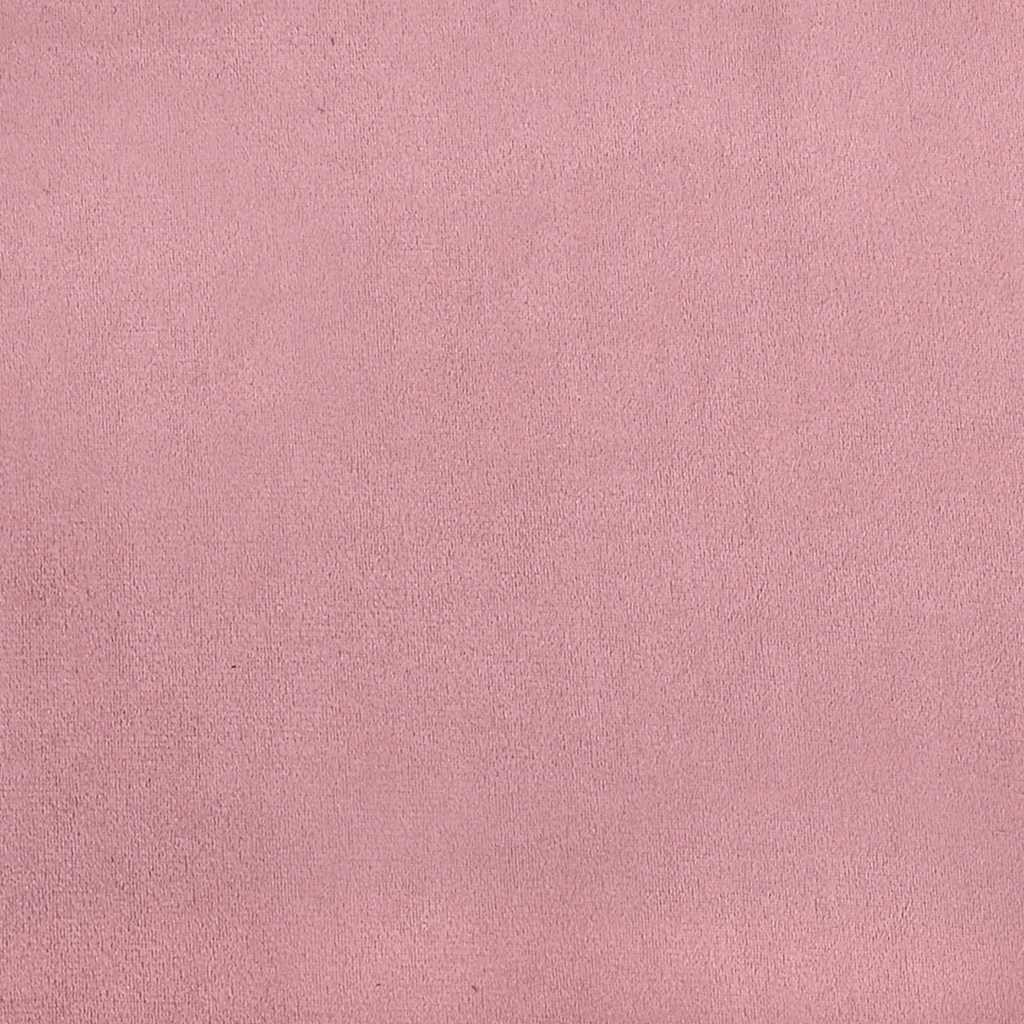 Bed Frame with Headboard Dover Pink 140 x 190 cm Velvet