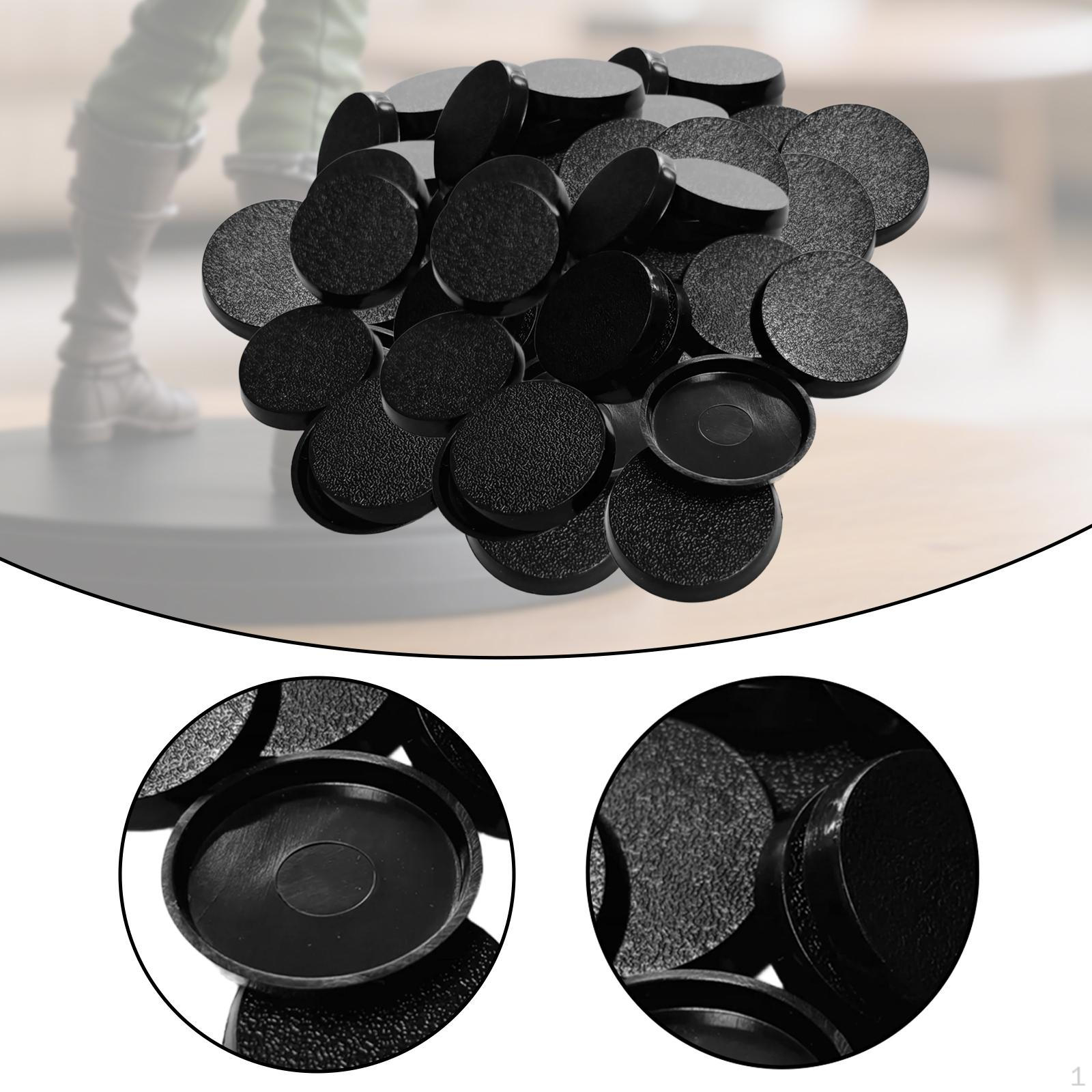 

Подставки для моделей 32 мм для настольных игр, игровые аксессуары, стабильные миниатюры, статуэтка, демонстрационная пластина 50pcs