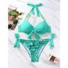 Sexy Push Up Bikini 2026 Women Swimsuit Two Piece Swimwear Female Thong Bikinis Set Swimming for Bathing Suits Brazilian Biquini
