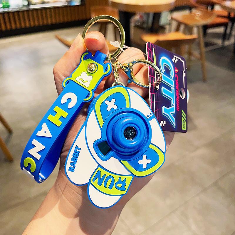 

Stylish Bunny Projection Keychain Unique Gift For Graduation And Anniversaries синий