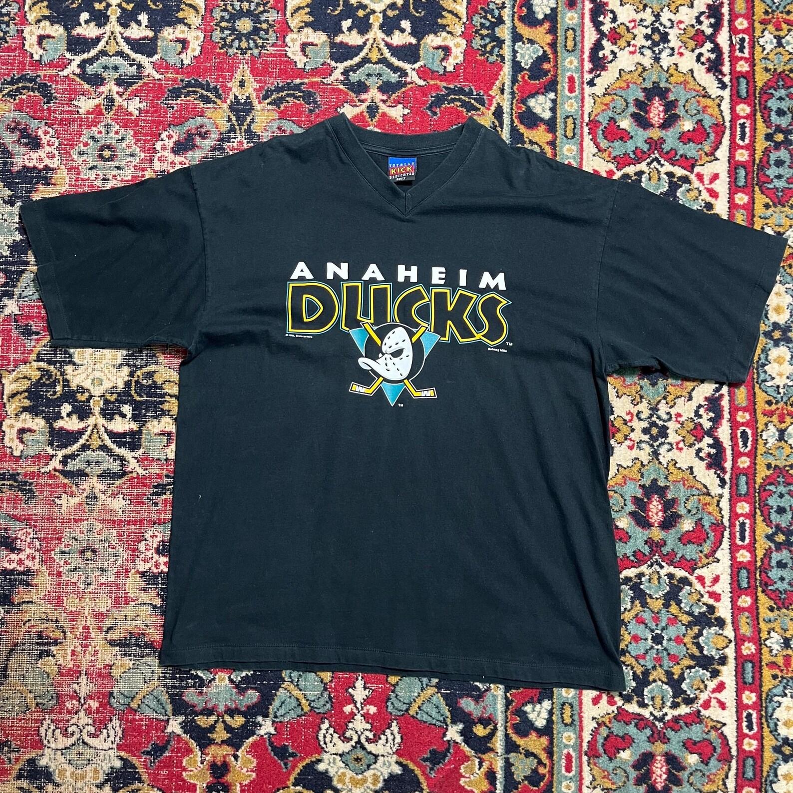 Vintage Anaheim Ducks 90s NHL T-Shirt Size XL L