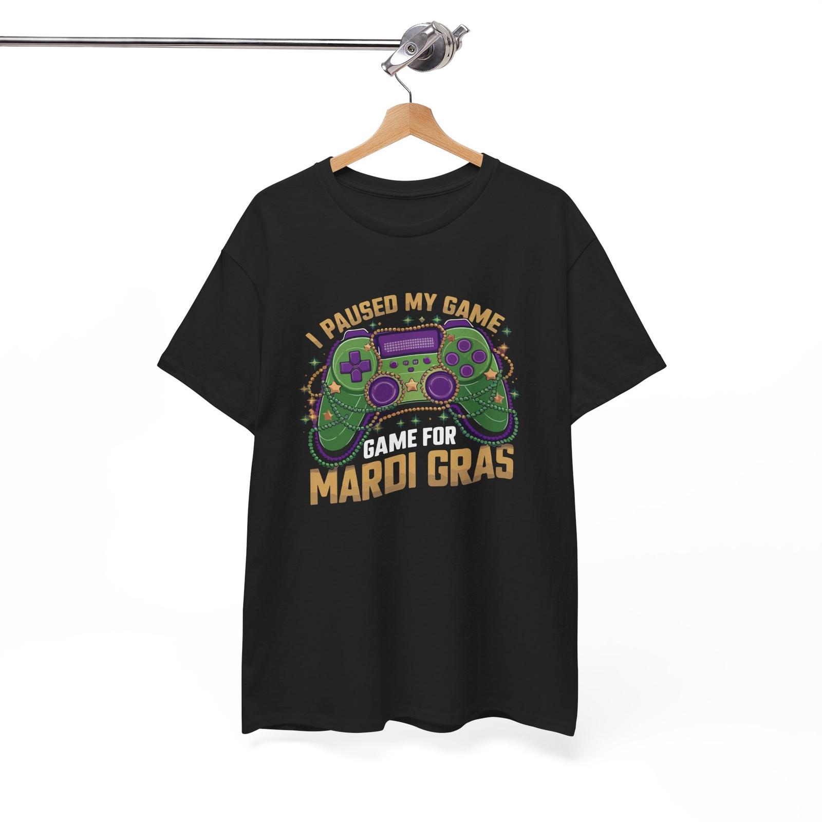 I paused my game T-Shirt Video Game Lover Tee Classic Gaming Graphic Shirt XXL