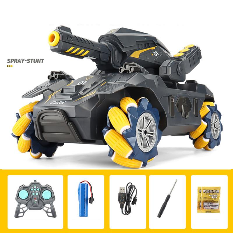 2.4g Remote Control Tank Car Gesture Sensing 360 Degree Rotation Drift Water-bomb Tank Car Toy For