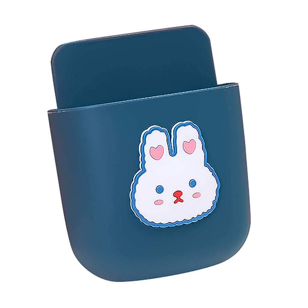 Wand montiert Aufbewahrungsbox Fernbedienung Organizer Handy Stecker Halter Rack