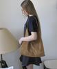 Dumaro Merci Suede Shoulder Bag / Camel