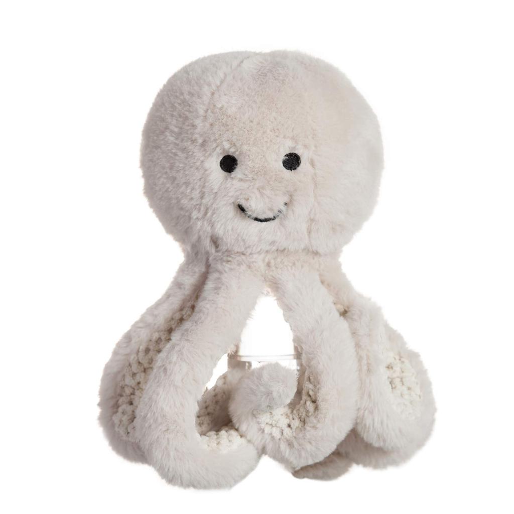 Apricot Lamb Beige Octopus Plush Toy for Soft and Fluffy Beige Octopus for Girls and 30cm Kids, Cute, Boys,