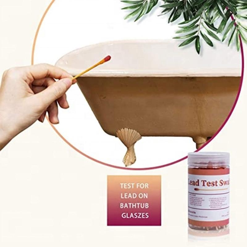 30 Stück empfindliche Bleiteststäbchen, schnelle Bleiteststäbchen für zu Hause, 60 Sekunden Ergebnis, sofortiger Bleitest für lackiertes Metall