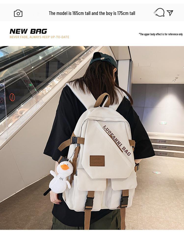 Trendy Large-Capacity Backpack for Students - Perfect for Junior High, High School, and College