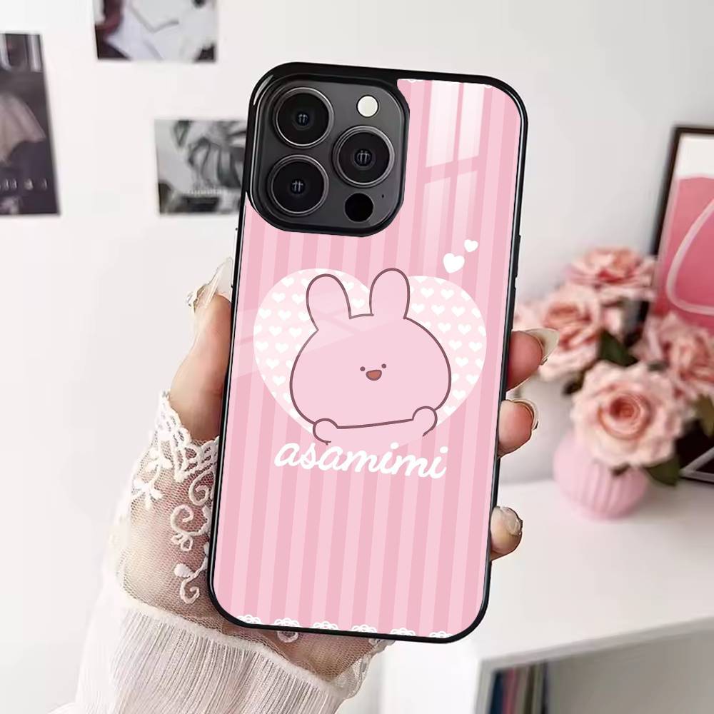 CUTE A-Asamimichan  Phone Case For iPhone 17,16,15,14,13,12,Plus,Pro,Max for Magsafe Magnetic Wireless Charging