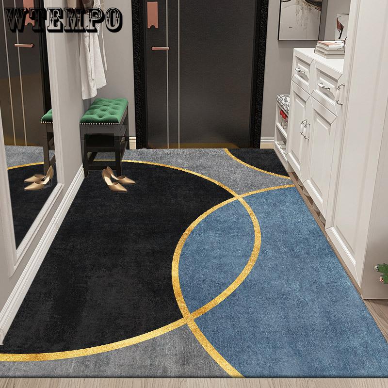 Wycieraczka wejściowa Dywan odporny na brud Sypialnia Łatwy w utrzymaniu Salon Prosta wycieraczka podłogowa