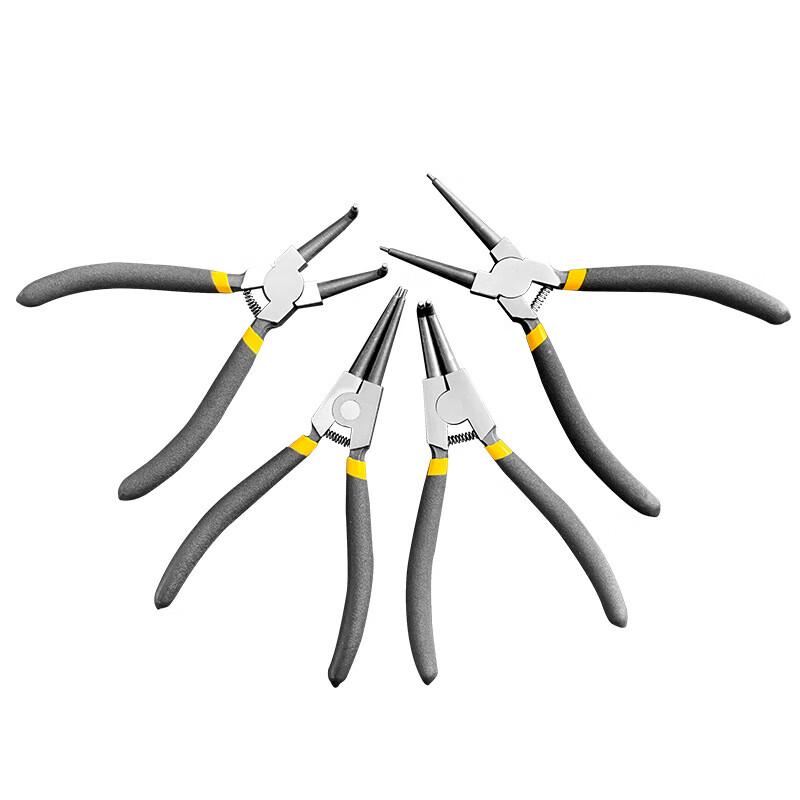 Beiyou 6-inch Internal Bent Circlip Pliers (2-Pack) CN plug (adapter included)