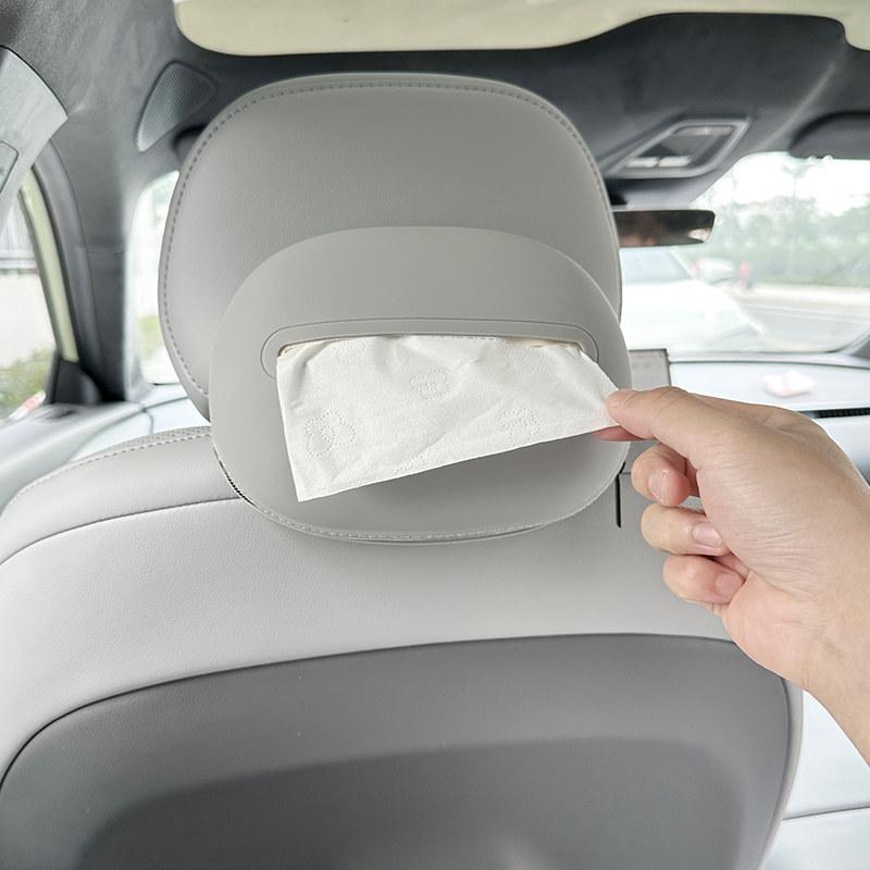 For Xpeng MONA L03 2026 Silicone Tissue Box Original Matching Color Napkin Holder Interior Storage Auto Decor Accessories