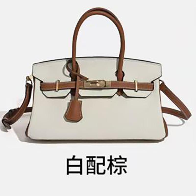 Top Layer Cowhide Crossbody Bag Retro Bronze Color Multifunctional Daily Matching High-Grade Single-Shoulder Design Womens Bag