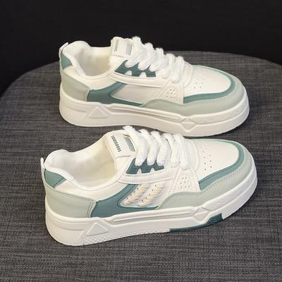 Plateau weiße Schuhe Damen Frühling und Sommer Mode Board Schuhe neue höhenverstärkende vielseitige lässige Sportschuhe