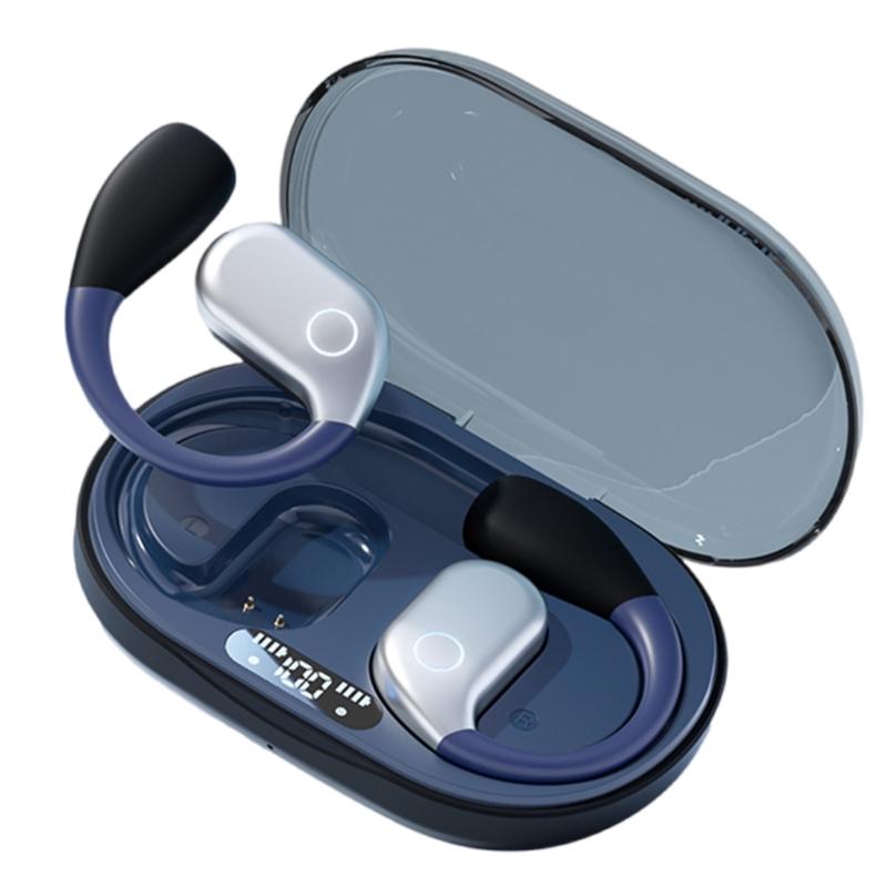 

Wireless Earbuds with Dynamic Bass, Quick Charging Case, Low Latency Bluetooth-compatible V5.3 Earphone for Gamers чорний/синій