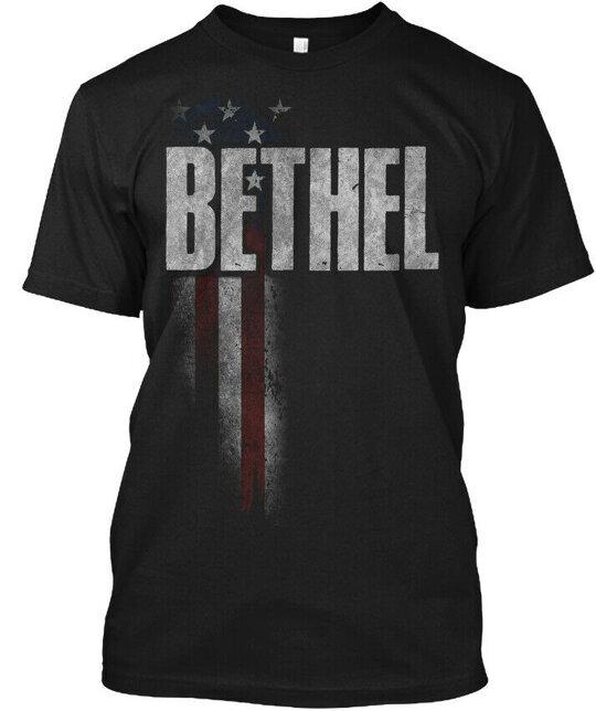 

Comfortable Bethel Family American Flag T-Shirt Made in the USA Size S to 5XL XL