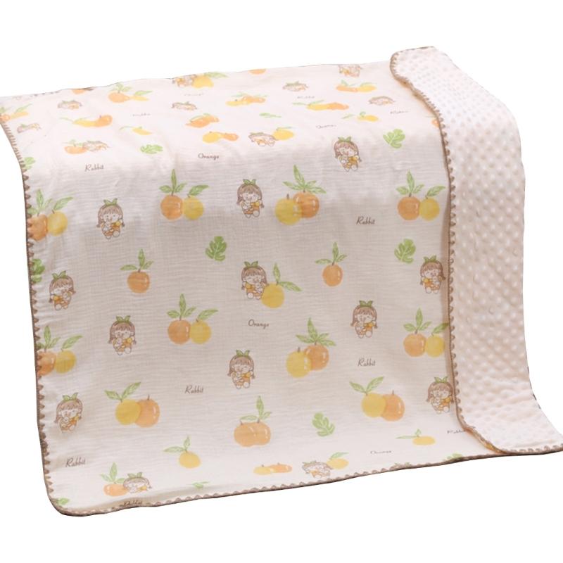Baby Summer Blanket with Lovely Pattern Lightweight Thin Blanket Soft & Comfortable Newborns Blanket for Boy Girls Gift