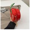 Tooxika Ladies New Red Crossbody Chain Bag, Cherry Shape Bag