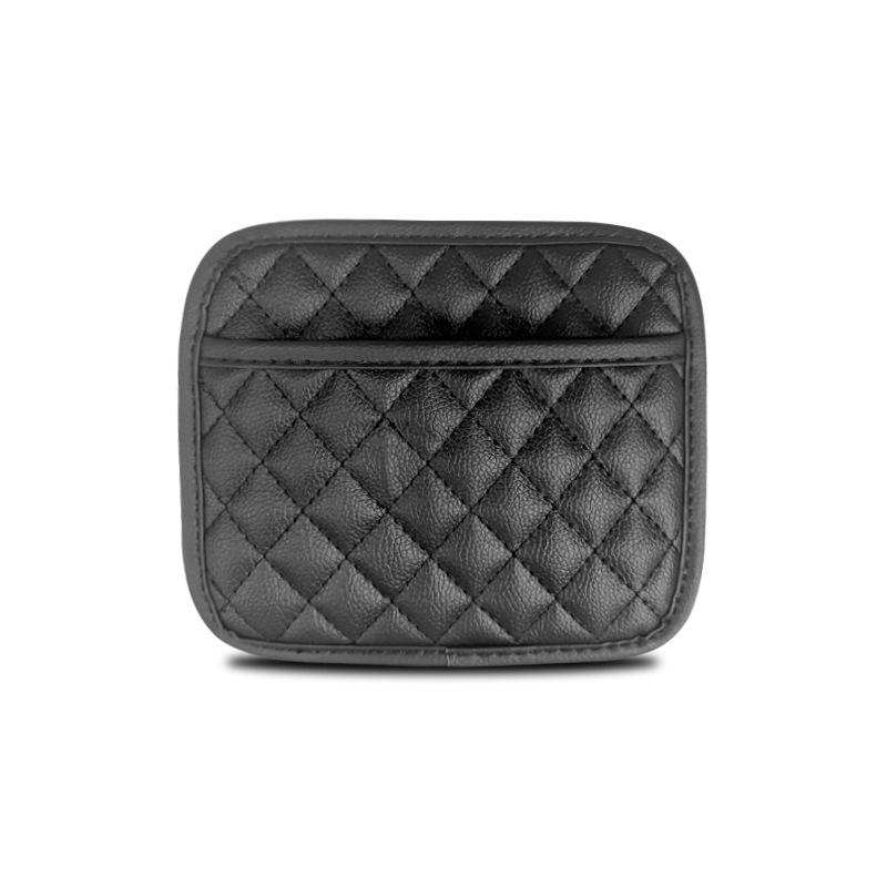 Aufbewahrungstasche aus PU-Leder fürs Auto, Organizer für die Rückenlehne/Tür/Mittelkonsole für Kleinkram, universell für alle Fahrzeuge