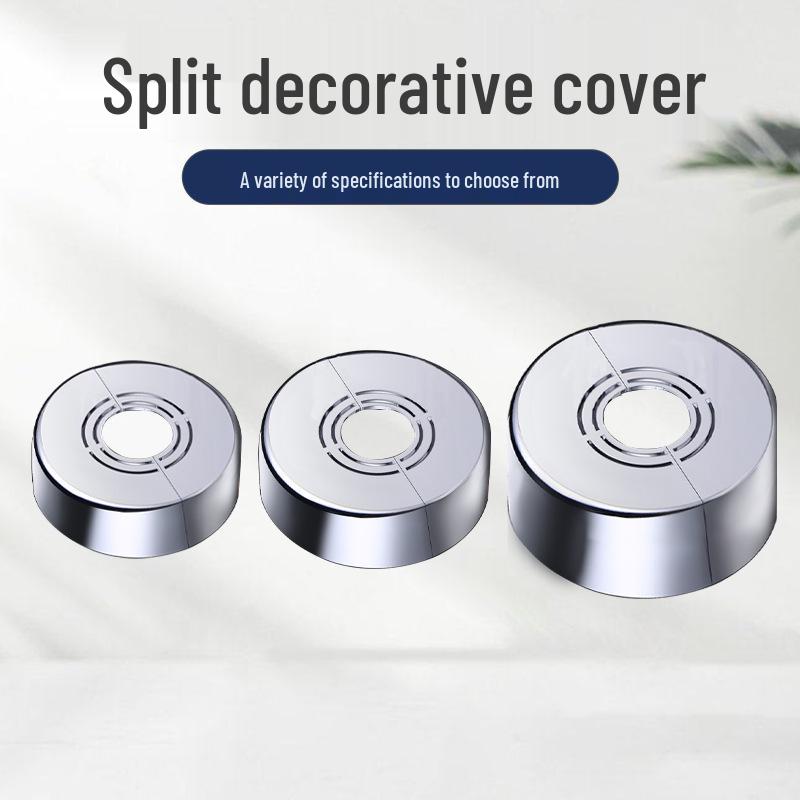 Dekorativní kryt sprchové hlavice děleného typu bez vrásek se zadním košíkem