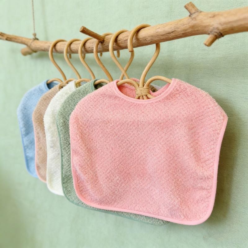 2pcs Baby Saliva Towel Waterproof Infant Bibs Kids Feeding Eating Apron Boys Girls Ruffle Towel Toddler Newborn Burp Cloths