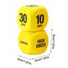 Workout Dice 1-Pair Exercise Dice Randomizer Fun Fitness Challenge Game for Home Gym No Repeat Strength Training Party Game