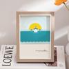Simple Creative Photo Frame: 5 To 10-inch & A4 Sizes for Desktop & Wall Decoration