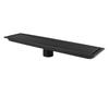 Shower Floor Drain 40cm Long Rectangular Prevent Backflow Odor Fast Drainage Stainless Steel Floor