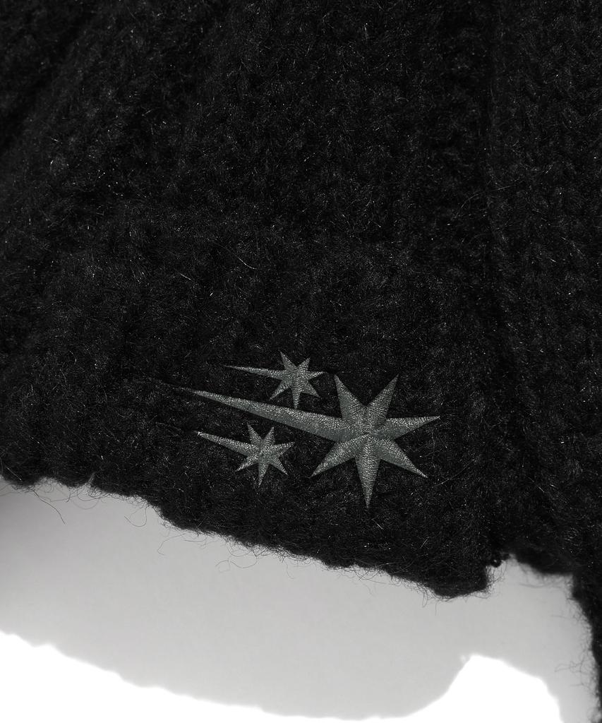 NICEGHOSTCLUB Big Earcap Beanie_Black(Ng2Efuab24A)