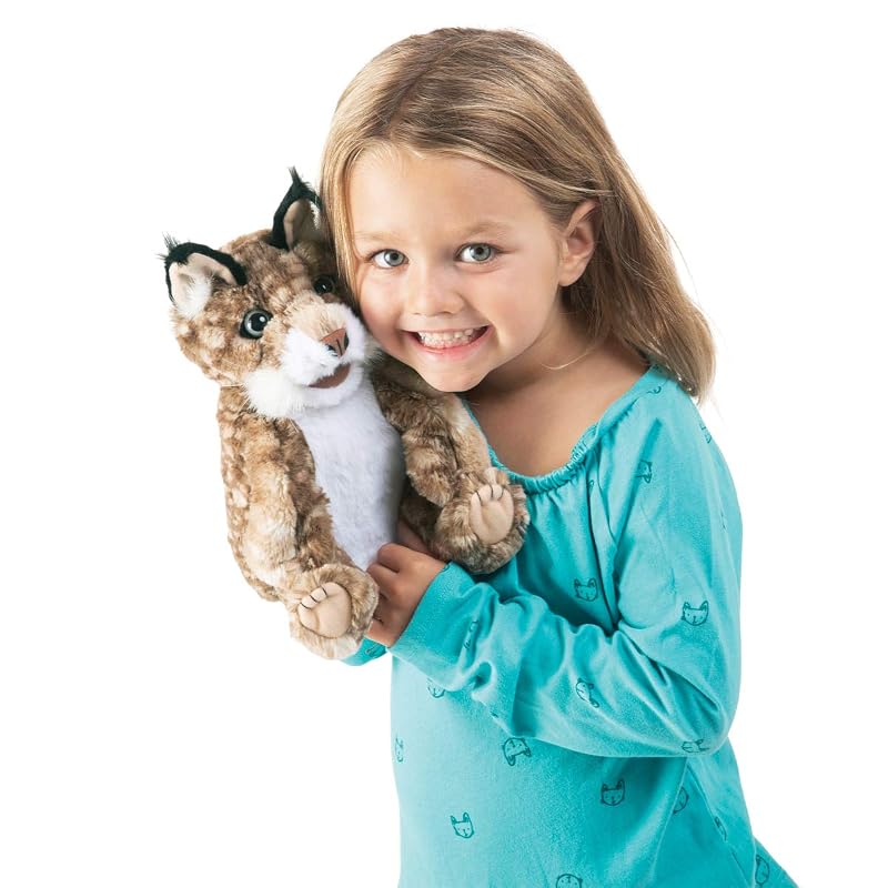 Folkmanis Bobcat kitten, brown/a