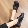 New leather mother shoes casual leather shoes light and comfortable non-slip soft sole in the elderly women's shoes spring and autumn