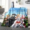 Name Custom Sword Art Online Print Flannel Blanket High Quality Warm Comfortable Cover for All Seasons Perfect for Gifts Home Decor