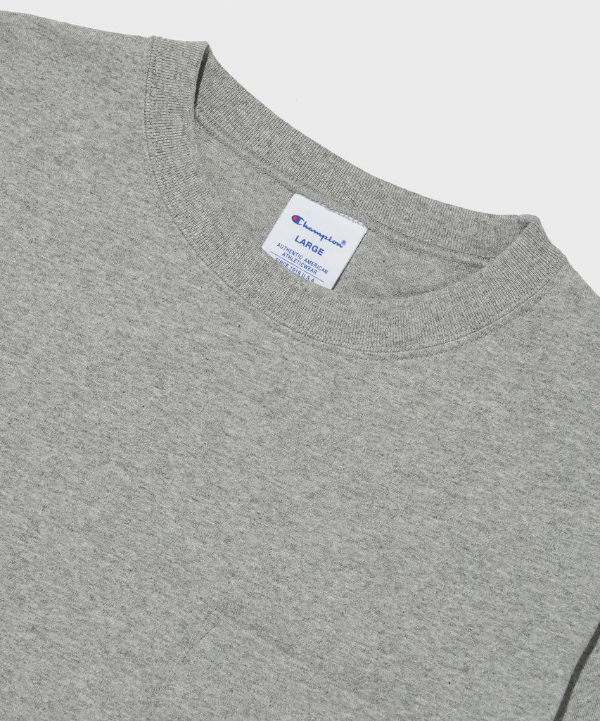 CHAMPION Basic Pocket Short Sleeve T-Shirt Normal Grey