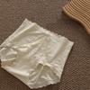 Women's Mid-waist Panties Are Soft, Comfortable, Breathable, Skin-friendly, Cute and Sexy, Daily with White Fungus Edges